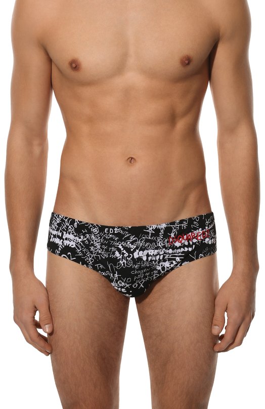 Плавки Dsquared2 D7B354180 Чёрно-белый  D7B354180 Фото 2