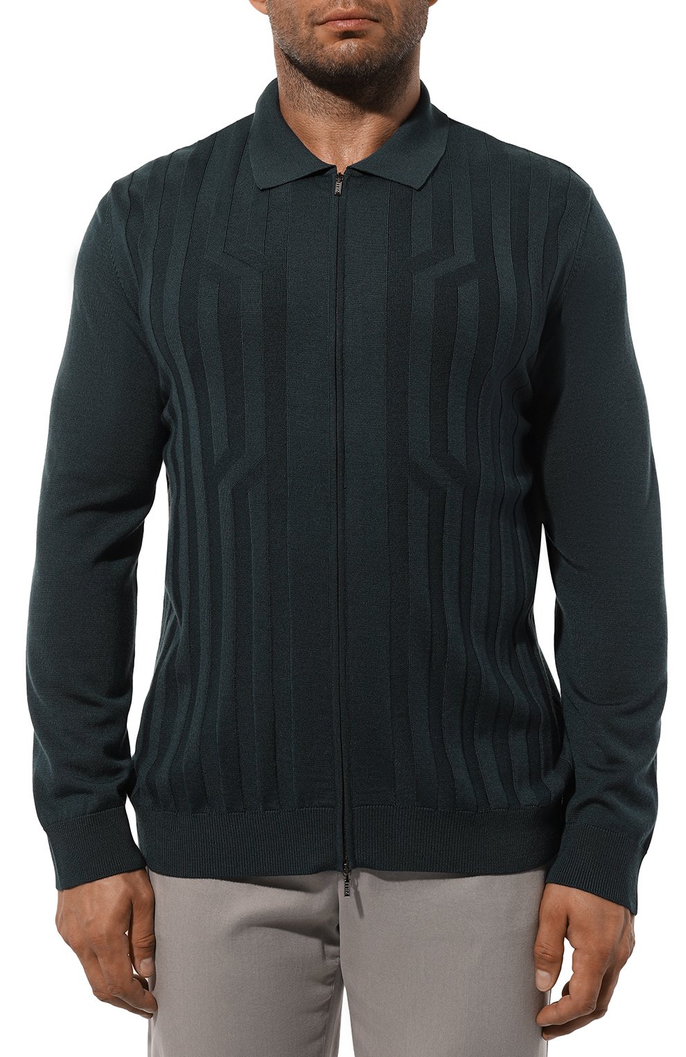 Кардиган из шерсти и шелка ZILLI, арт. KZPC01M0230VCRS00, фото 3