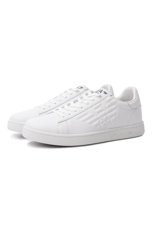 Кожаные кеды Classic CC EA7 7X000331/AF10848 Белый 7X000331/AF10848