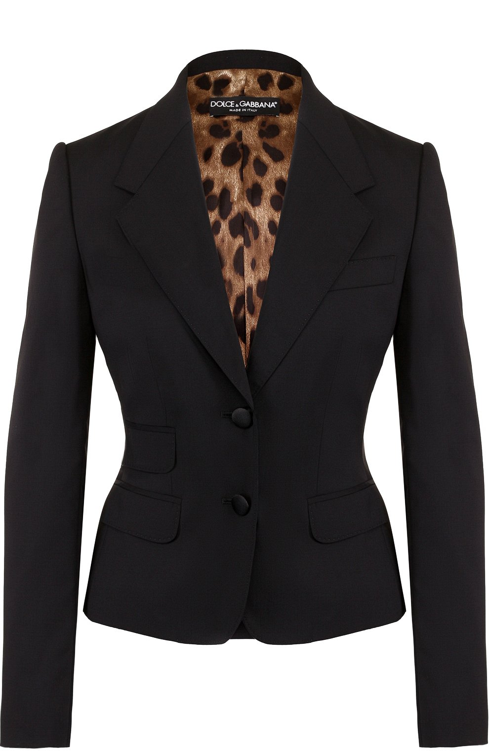 Приталенный шерстяной жакет на двух пуговицах DOLCE & GABBANA, арт. F29G3T/FUBBG, фото 1