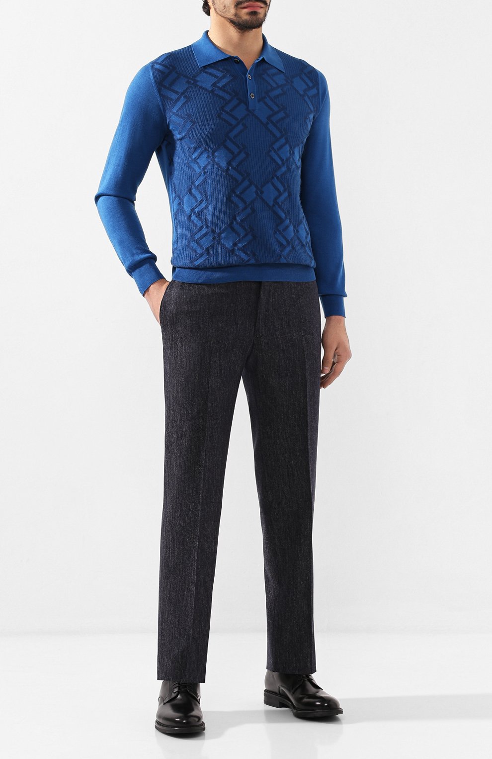 Шерстяные брюки ZILLI, арт. M0S-40-38P-B6427/0001, фото 2