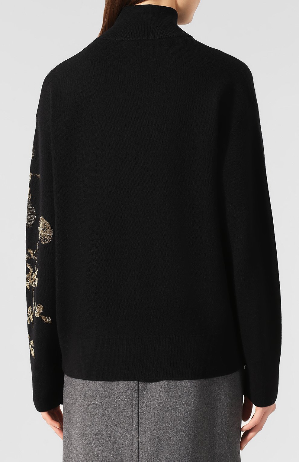 Шерстяной кардиган DRIES VAN NOTEN черного цвета по цене 57900 руб., арт. 192-11215-8726, фото 4 Шерстяной кардиган DRIES VAN NOTEN, арт. 192-11215-8726, фото 4