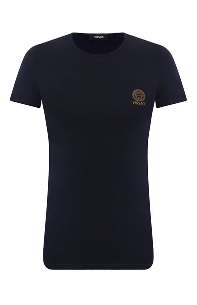 Мужская хлопковая футболка VERSACE, арт. AUU01005/1A10011