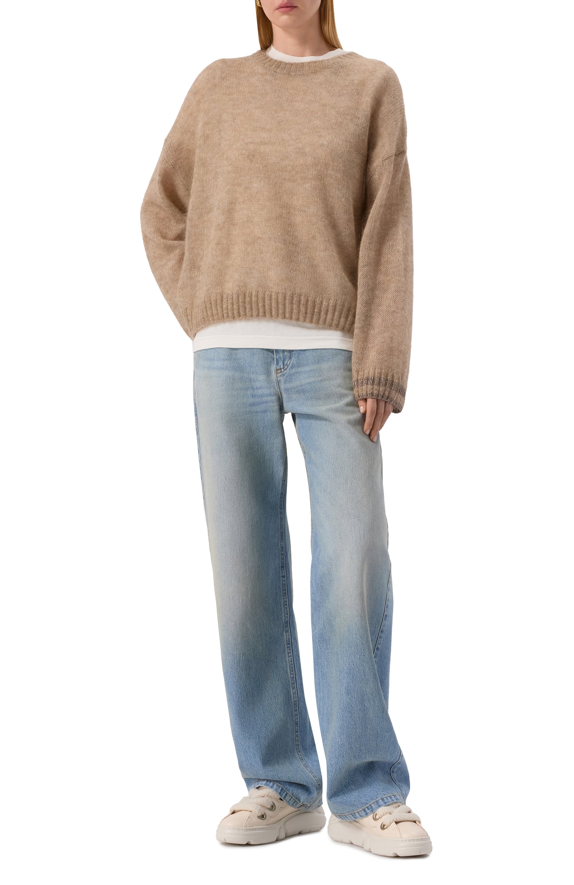 Кожаные кроссовки soft bubble AGL, арт. D938055PG/S0FTY, фото 2