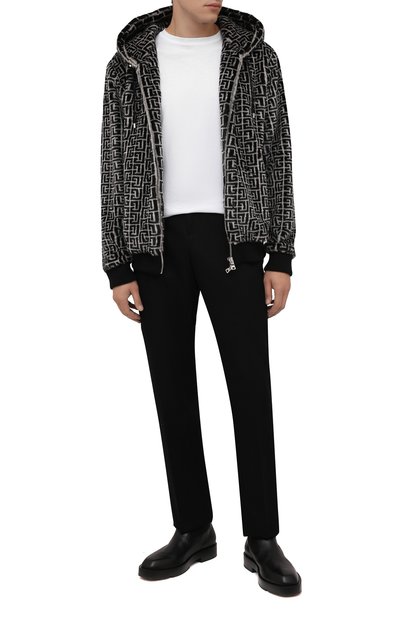 Бомбер BALMAIN черного цвета по цене 192500 руб., арт. WH1JR016/X165, фото 2 Бомбер BALMAIN, арт. WH1JR016/X165, фото 2