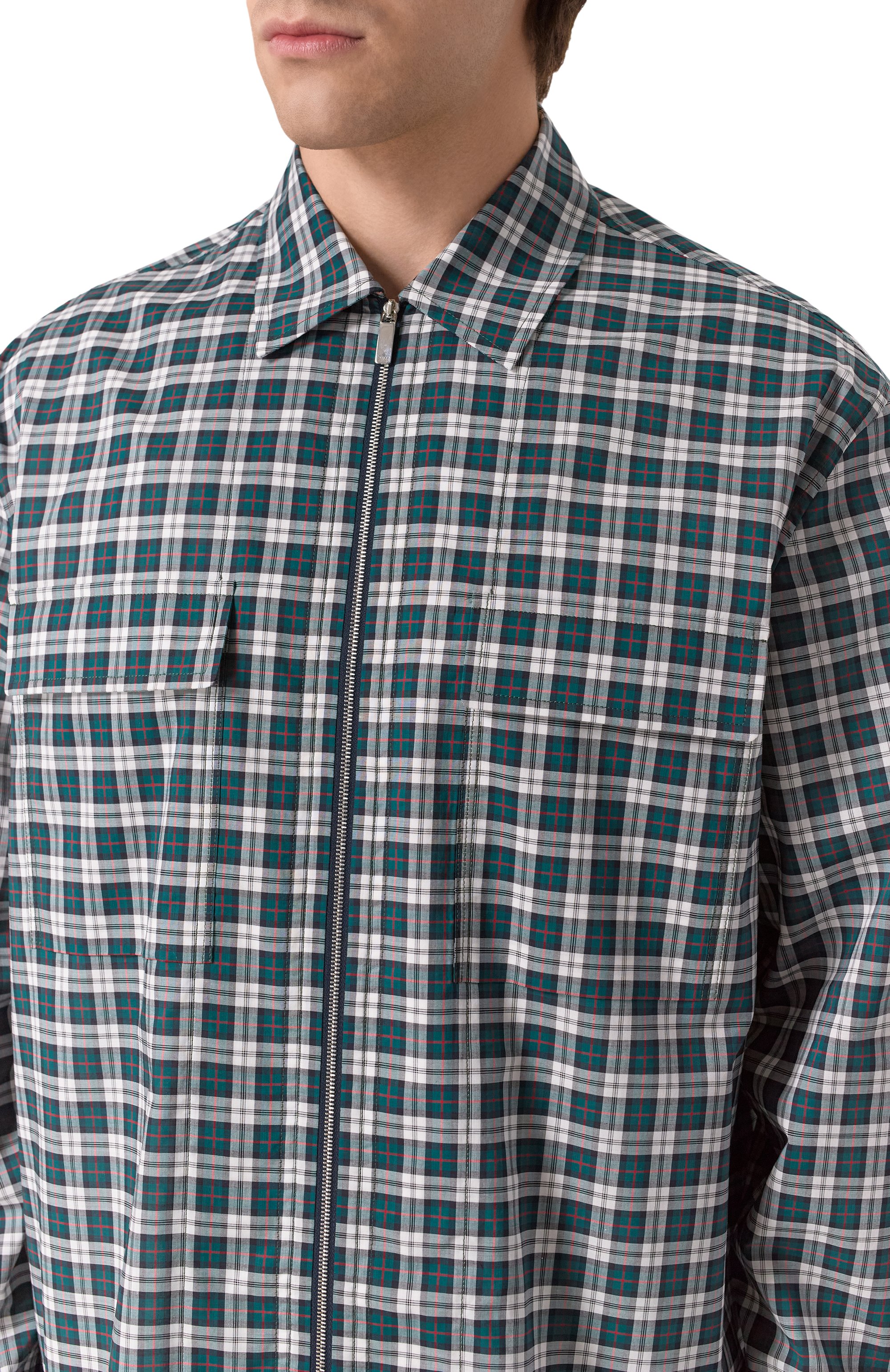 Хлопковая рубашка ZILLI, арт. SP0X01M010012133Q, фото 5