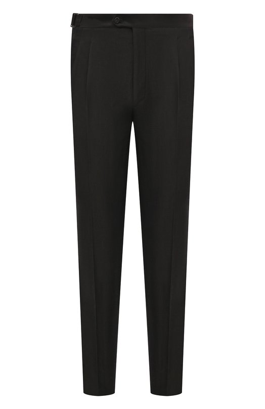 Брюки изо льна и шелка Corneliani 934L21-9314102 Коричневый 934L21-9314102