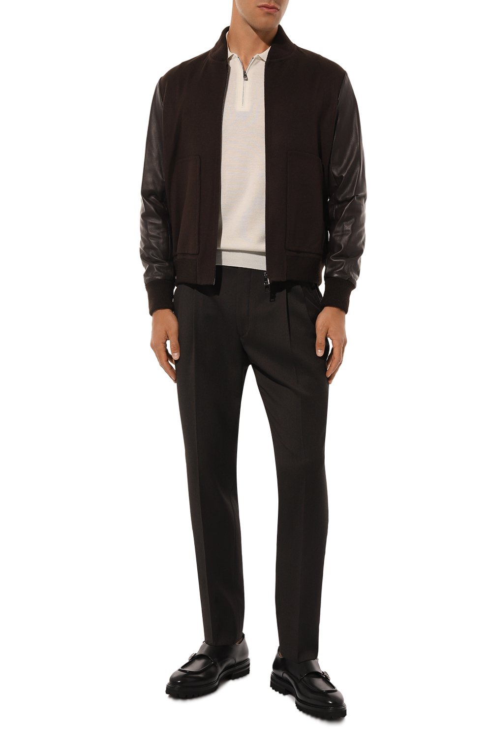 Кожаные монки W.GIBBS, арт. 7260005/B0X ANTIC W00LEN, фото 2