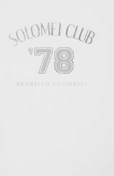 Хлопковая футболка BRUNELLO CUCINELLI, арт. B0T81T462C, фото 3