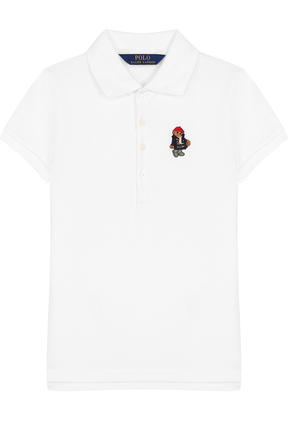 Хлопковое поло с вышивкой POLO RALPH LAUREN, арт. 312714129, фото 1