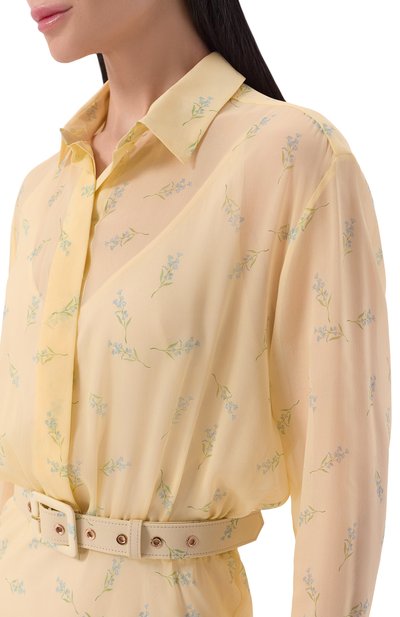 Шелковое платье OLOLOL, арт. OLDE120B/1009.TWIGS807, фото 4