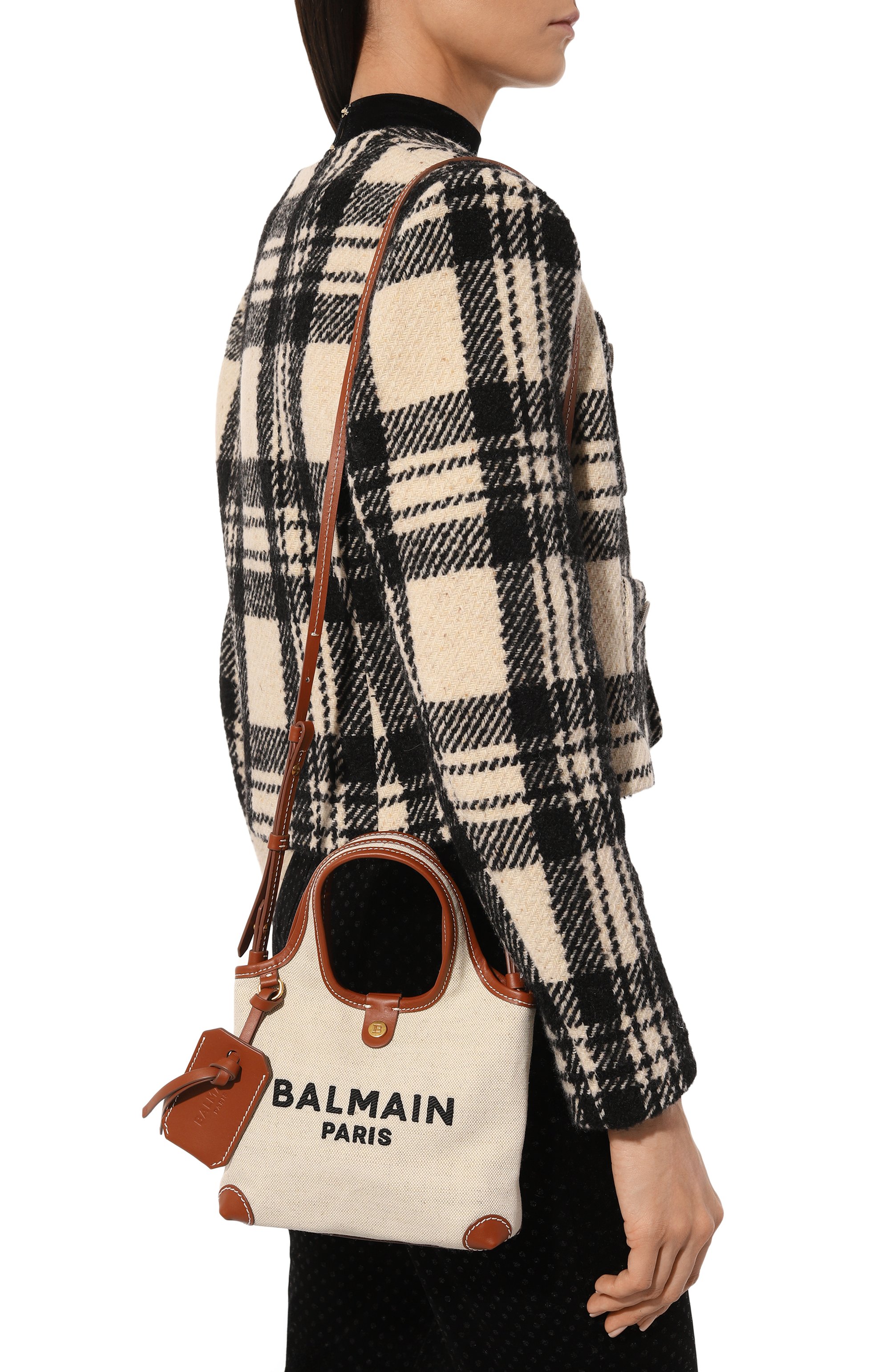 Сумка b-army small BALMAIN, арт. CN1FM872/TCFE, фото 2