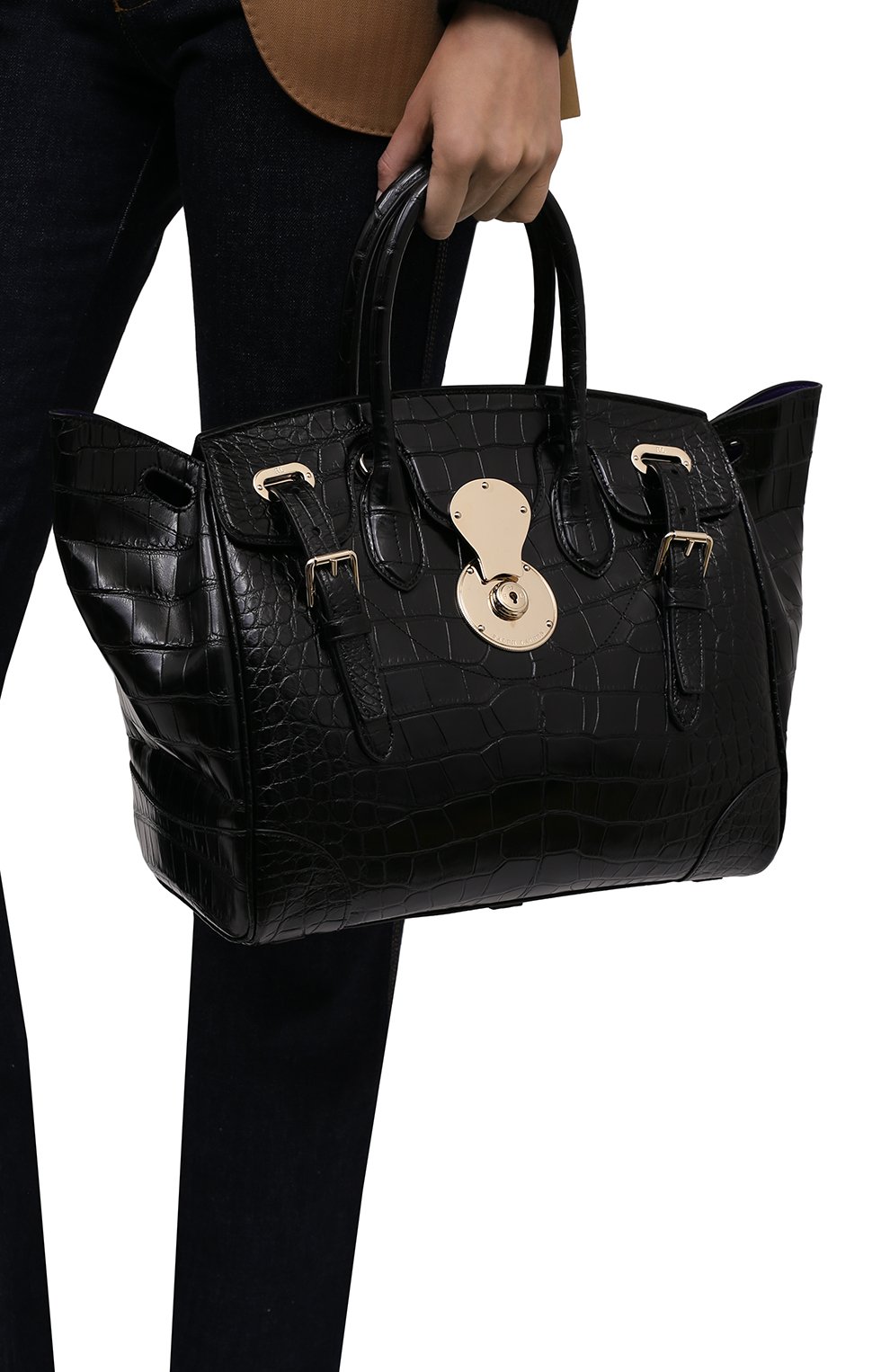 Сумка ricky 33 из кожи аллигатора RALPH LAUREN, арт. 435867826/AMIS, фото 2