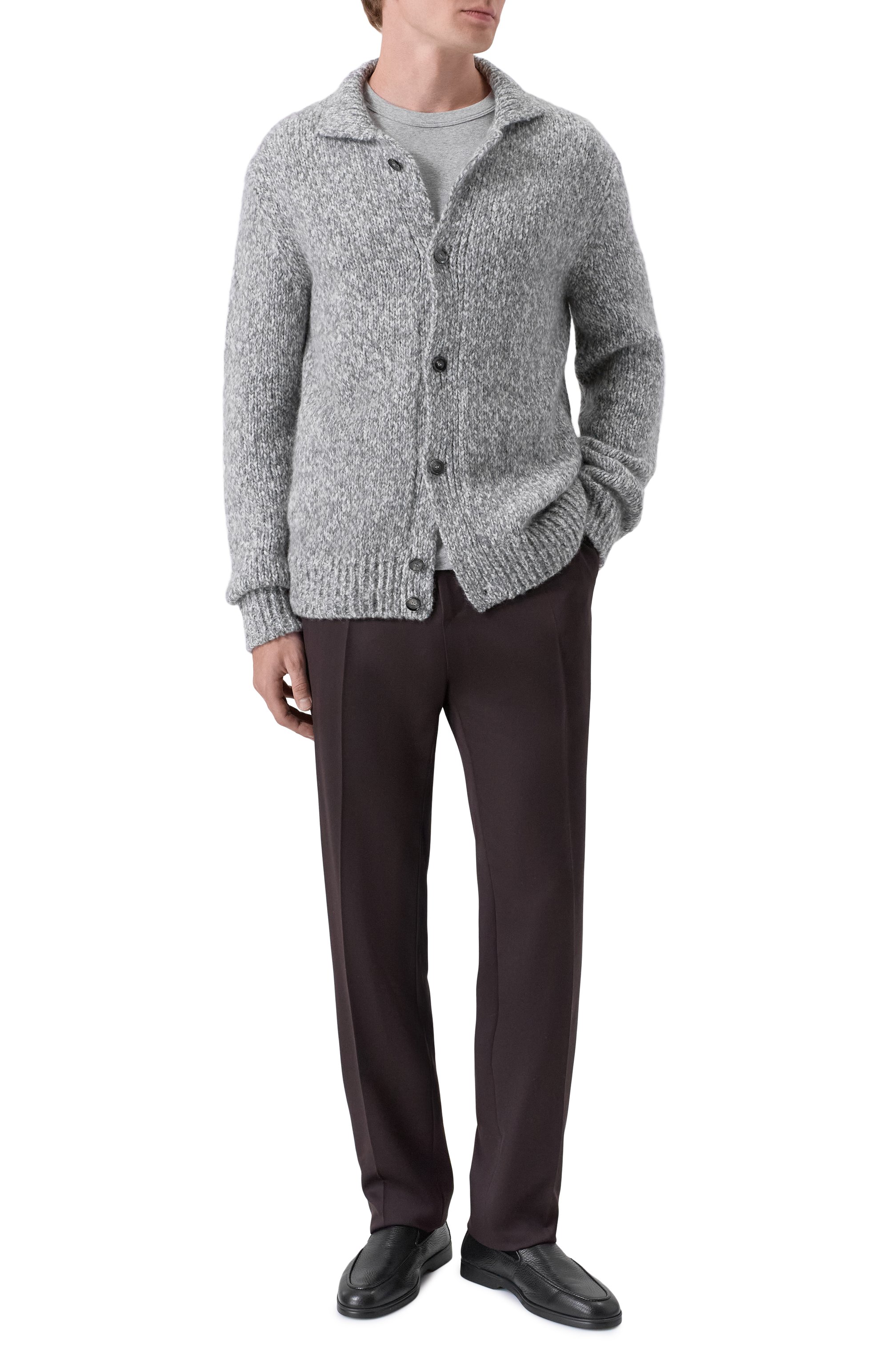 Кожаные лоферы DOUCAL'S, арт. DU3413NWMAUY054N, фото 2