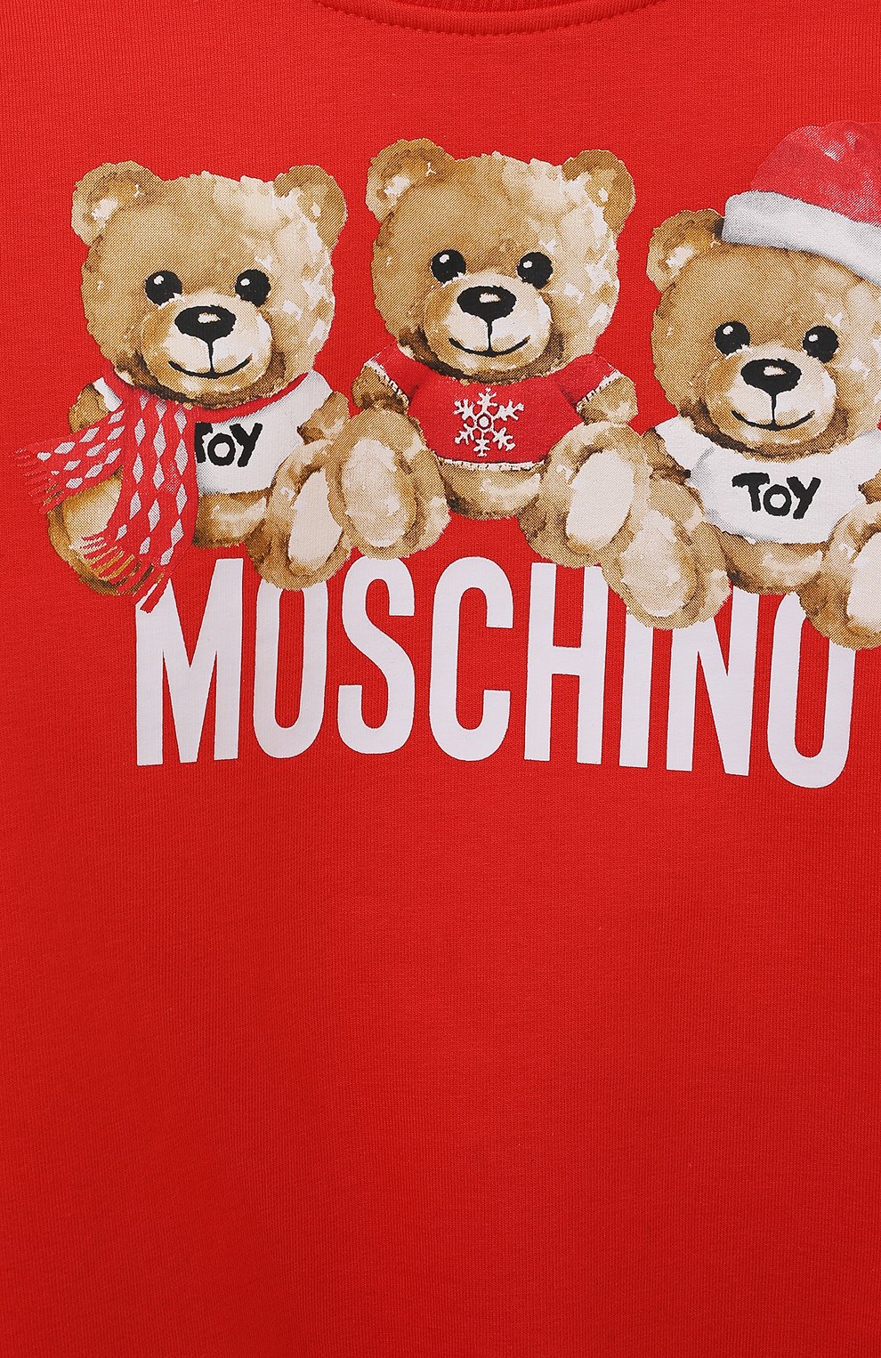 Хлопковый свитшот MOSCHINO, арт. HVF05R/LDA26/4A-8A, фото 3