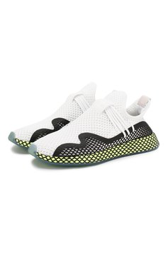 Мужские текстильные кроссовки deerupt ADIDAS ORIGINALS белого цвета, арт. EE5660 | Фото 1 (Материал внешний: Текстиль; Кросс-КТ: Спорт; Материал сплава: Проставлено, Проверено; Материал утеплителя: Без утеплителя; Статус проверки: Проверено, Проверена категория; Подошва: Плоская; Драгоценные камни: Проставлено; Стили: Спорт)