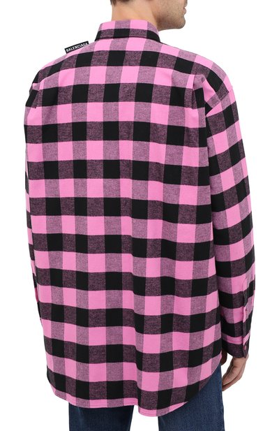 Хлопковая рубашка BALENCIAGA, арт. 621901/TIM26, фото 4