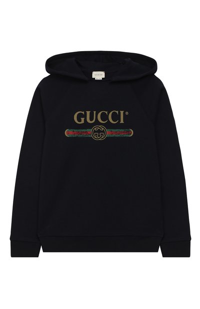 Хлопковое худи с логотипом бренда GUCCI, арт. 532484/X9039, фото 1