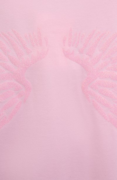 Футболка SEVEN LAB розового цвета по цене 7520 руб., арт. T20-WINGS G pink, фото 5 Футболка SEVEN LAB, арт. T20-WINGS G pink, фото 5