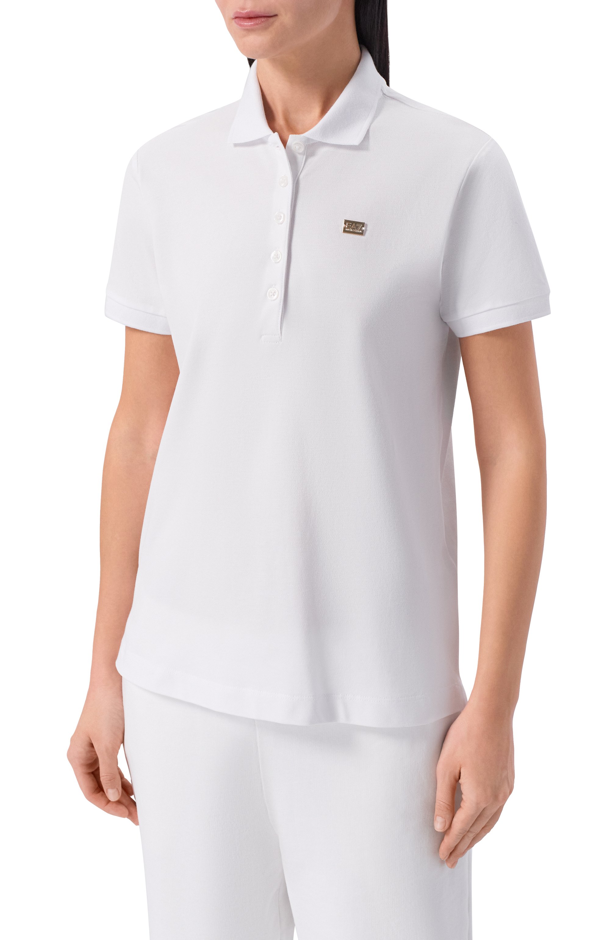 Хлопковое поло EA7, арт. 7W000030/AF12450, фото 3