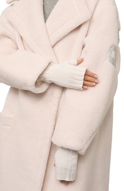 Митенки из шерсти и вискозы ELEVENTY белого цвета по цене 16400 руб., арт. H81ACCH04/MAG0H073, фото 2 Митенки из шерсти и вискозы ELEVENTY, арт. H81ACCH04/MAG0H073, фото 2