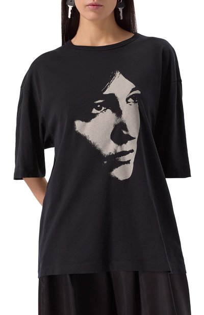 Хлопковая футболка ANN DEMEULEMEESTER, арт. B0012552/FA206, фото 3