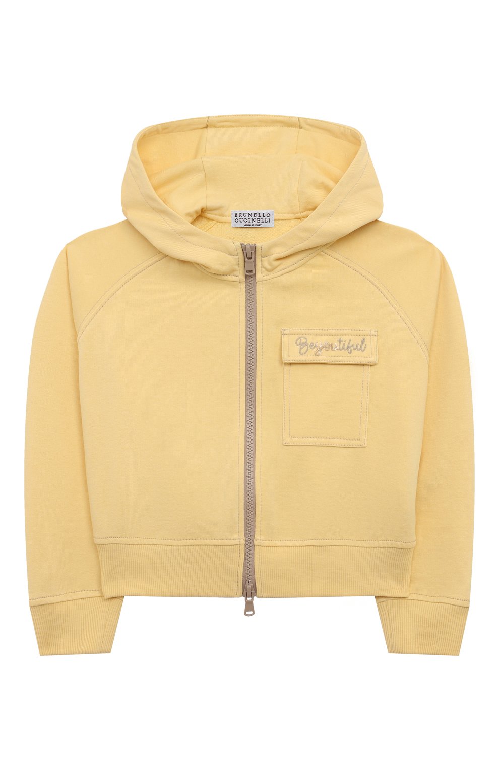 Хлопковая толстовка BRUNELLO CUCINELLI, арт. BD869E298A, фото 1