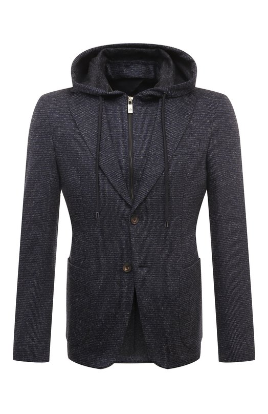 

Пиджак из вискозы и хлопка Pal Zileri, Синий