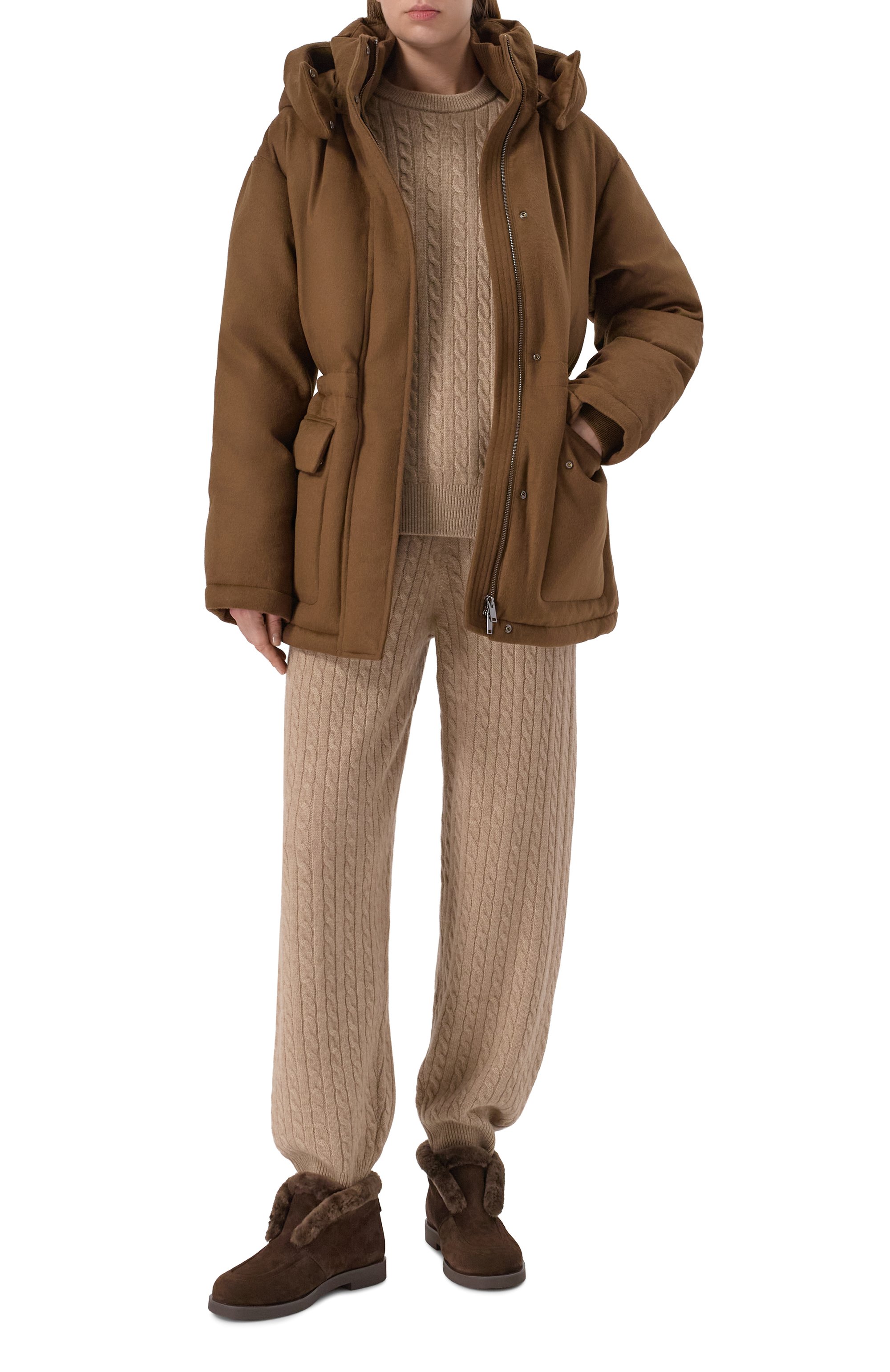 Шерстяной пуховик 12 STOREEZ, арт. 133409, фото 2