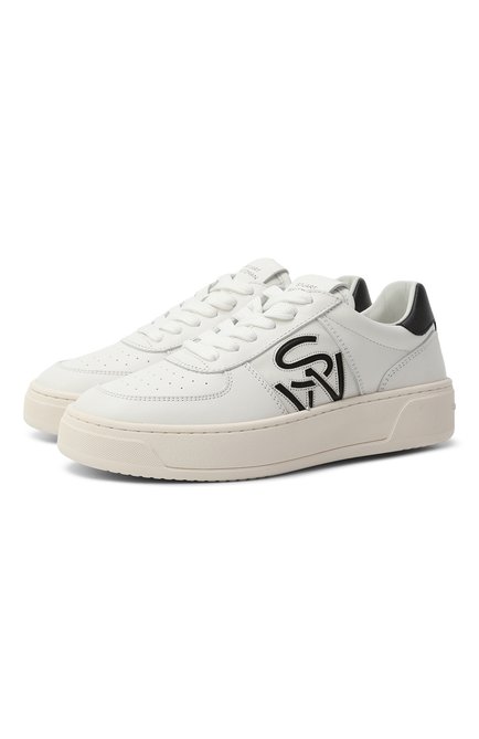 Женские кожаные кеды sw courtside STUART WEITZMAN, арт. SH305