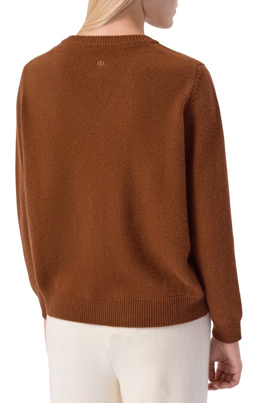 Кашемировый пуловер EDOMO P018001FW2526 Коричневый  P018001FW2526 Фото 4