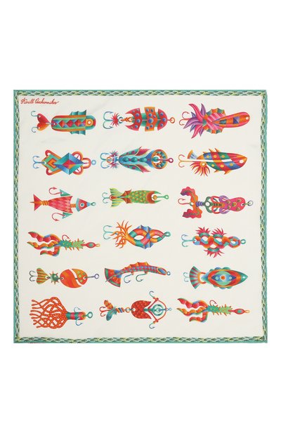 Шелковый платок spinner white KIRILL OVCHINNIKOV, арт. 35\Sw, фото 3