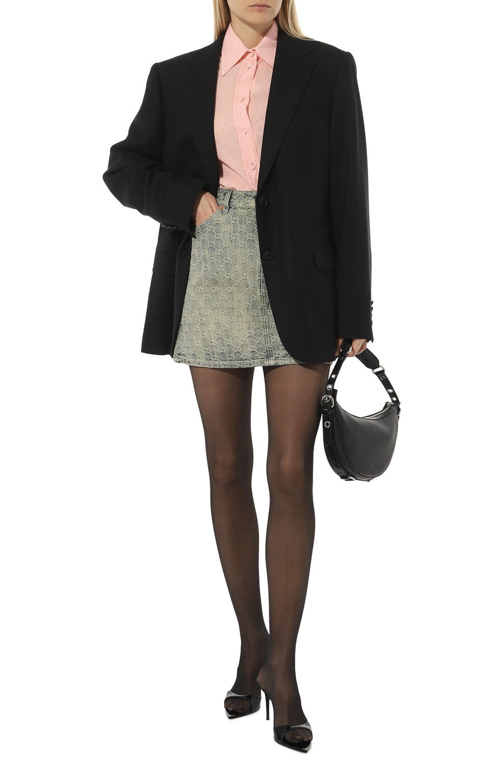 Джинсовая юбка GUCCI, арт. 678789 XDBOK, фото 2