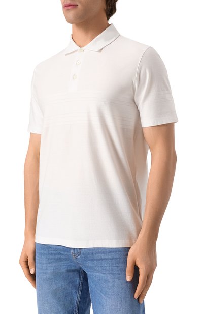 Хлопковое поло CANALI, арт. T0238/MJ02242, фото 3