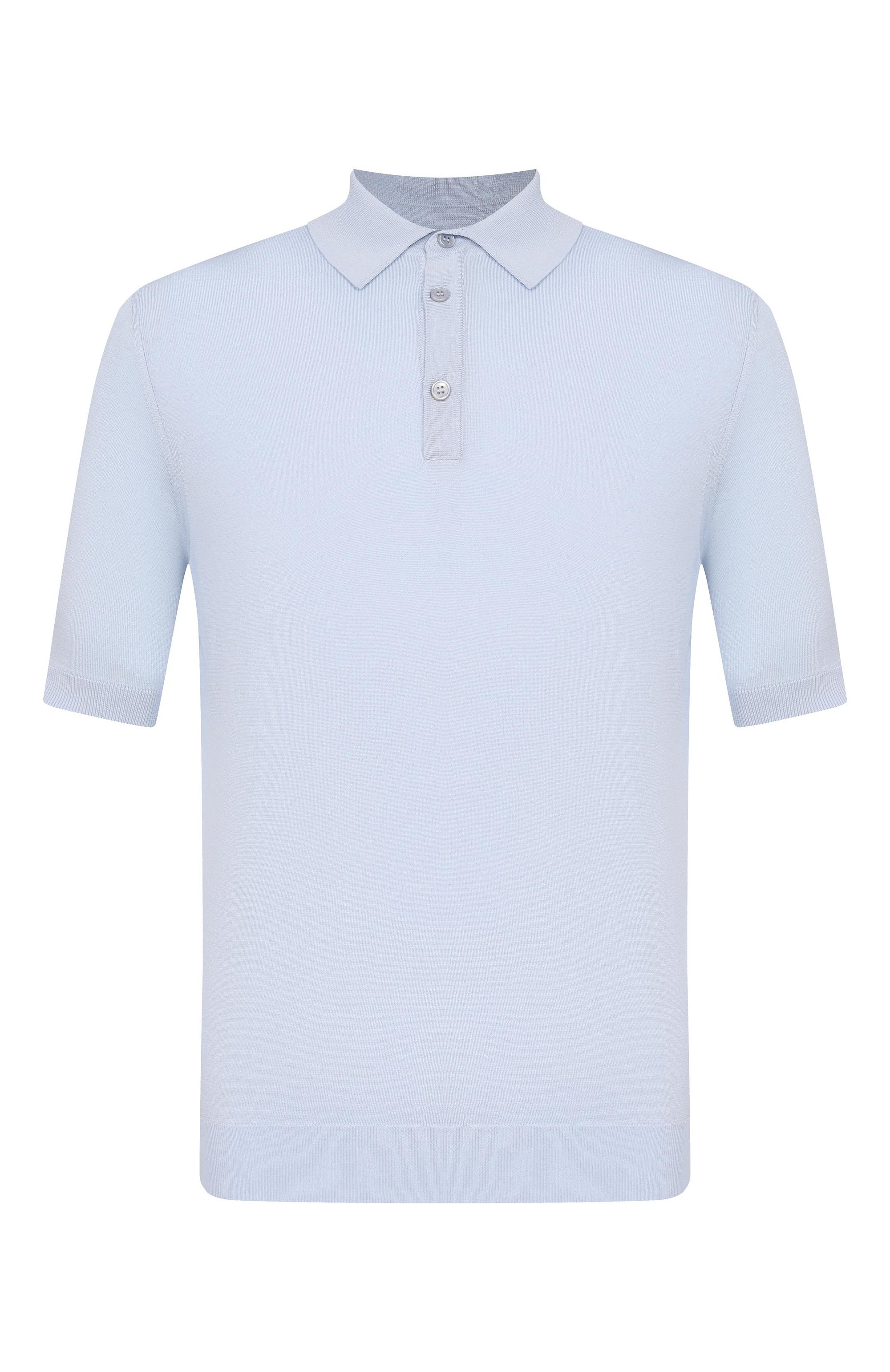 Поло из хлопка и шелка MVST, арт. M26.CSM.K424/50% C0TT0N 50% SILK, фото 1