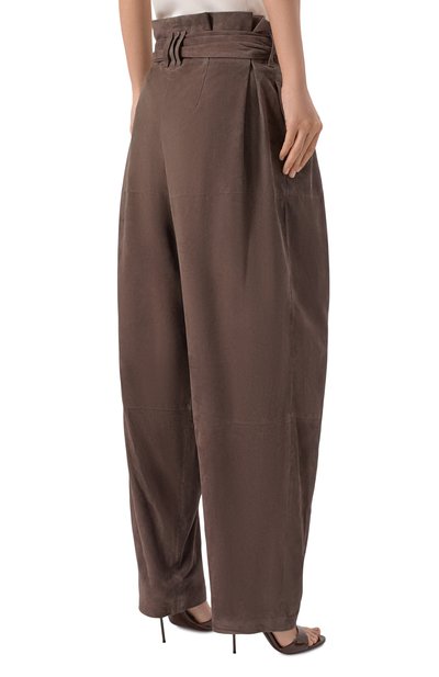 Замшевые брюки BALMAIN, арт. GF0QG065/LB12, фото 4