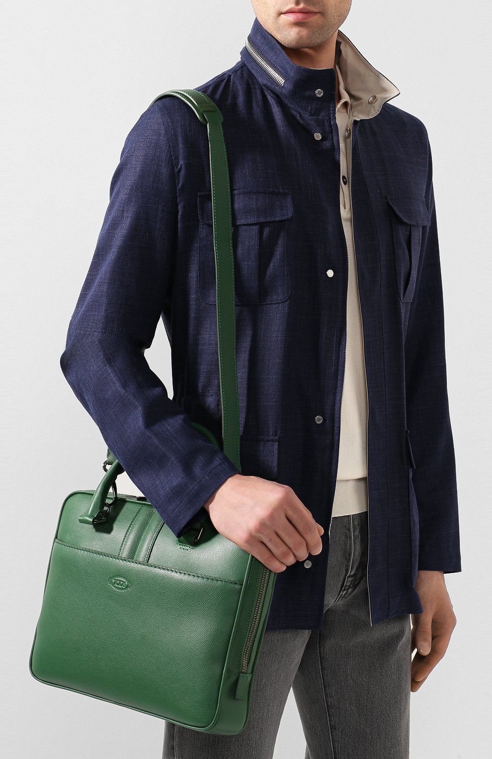 Кожаная сумка для ноутбука TOD’S, арт. XBMMDKLS300SUN, фото 5