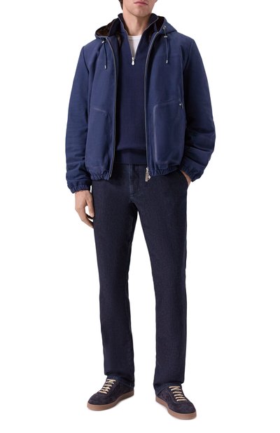 Кожаный бомбер с подкладкой из кролика STEFANO RICCI, арт. M7J5300500/MK0TG, фото 2