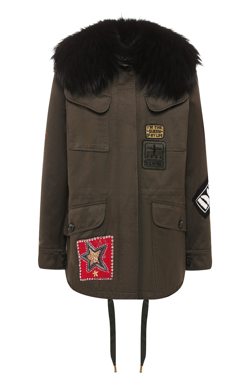 Хлопковая парка DOLCE & GABBANA, арт. F28NLZ/GDM74, фото 1