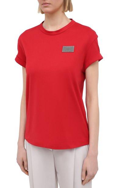 Хлопковая футболка BRUNELLO CUCINELLI, арт. M0A45DG830, фото 3