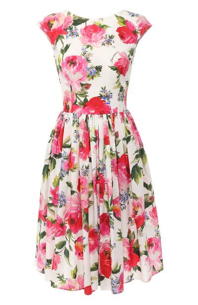 Женское хлопковое платье DOLCE & GABBANA, арт. F6FK4T/HS5DU