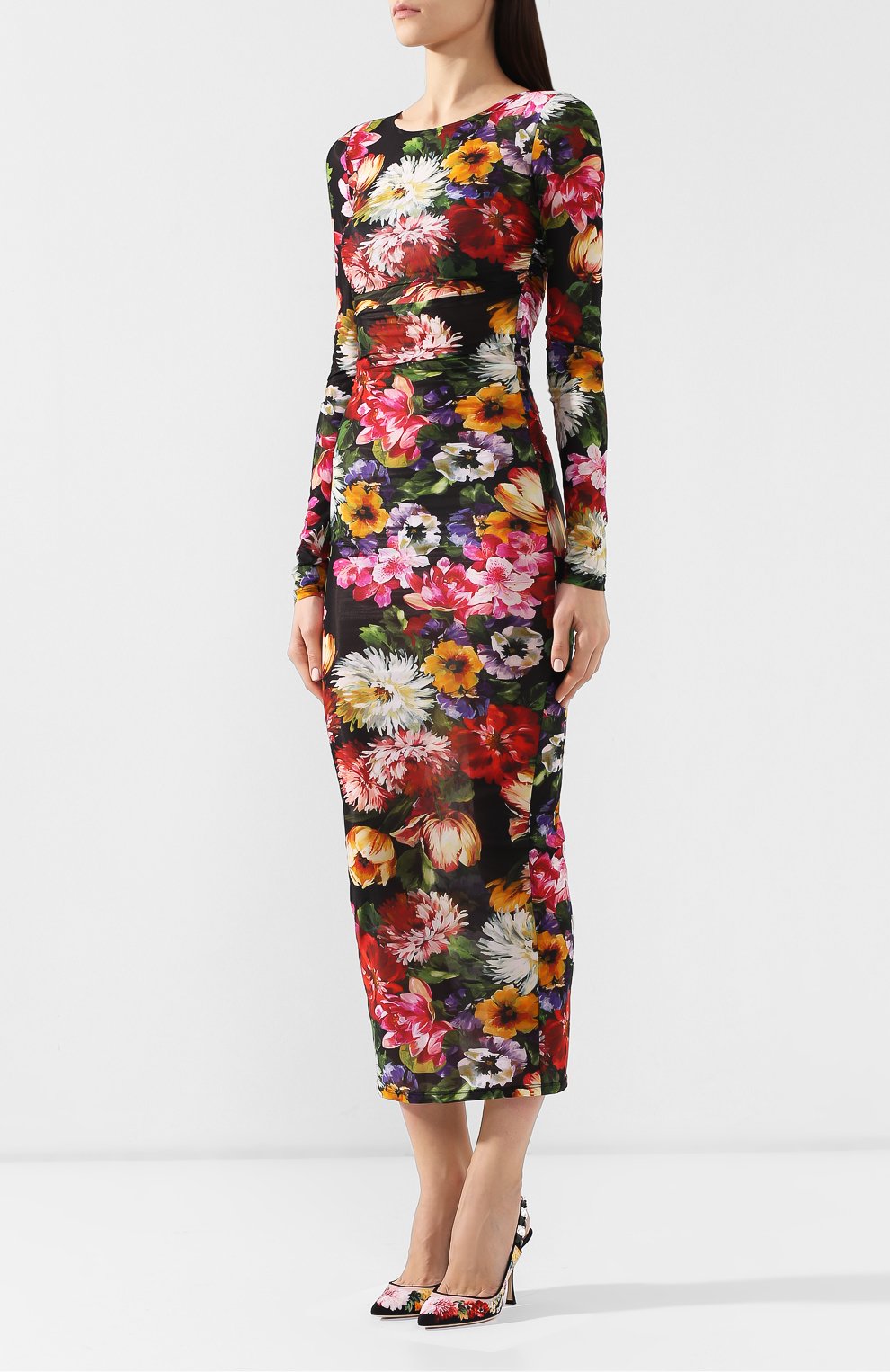 Платье с принтом DOLCE & GABBANA, арт. F6E2AT/FSGPZ, фото 3