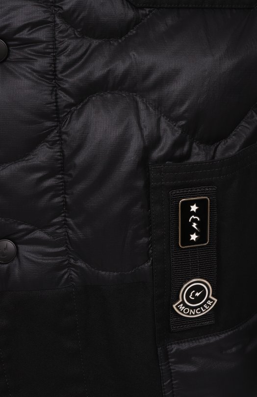 Комбинированная куртка Moncler 1A00012/M1292 Чёрный  1A00012/M1292 Фото 6