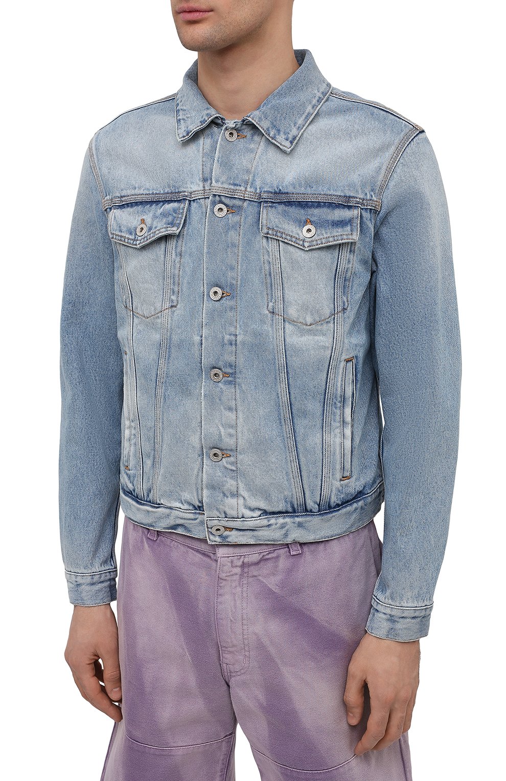 Джинсовая куртка OFF-WHITE, арт. 0MYE054S21DEN005, фото 3