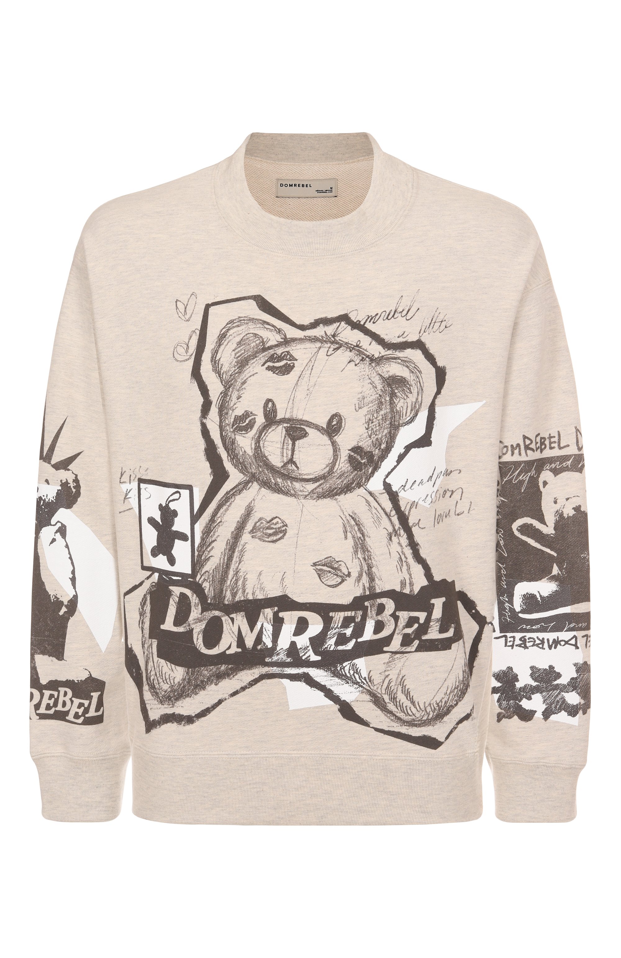 Хлопковый свитшот DOMREBEL, арт. M HIGH L0W SWEATSHIRT, фото 1