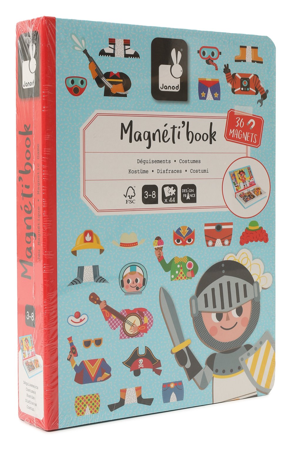 Магнитная книга-игра мальчики JANOD, арт. J02719, фото 2