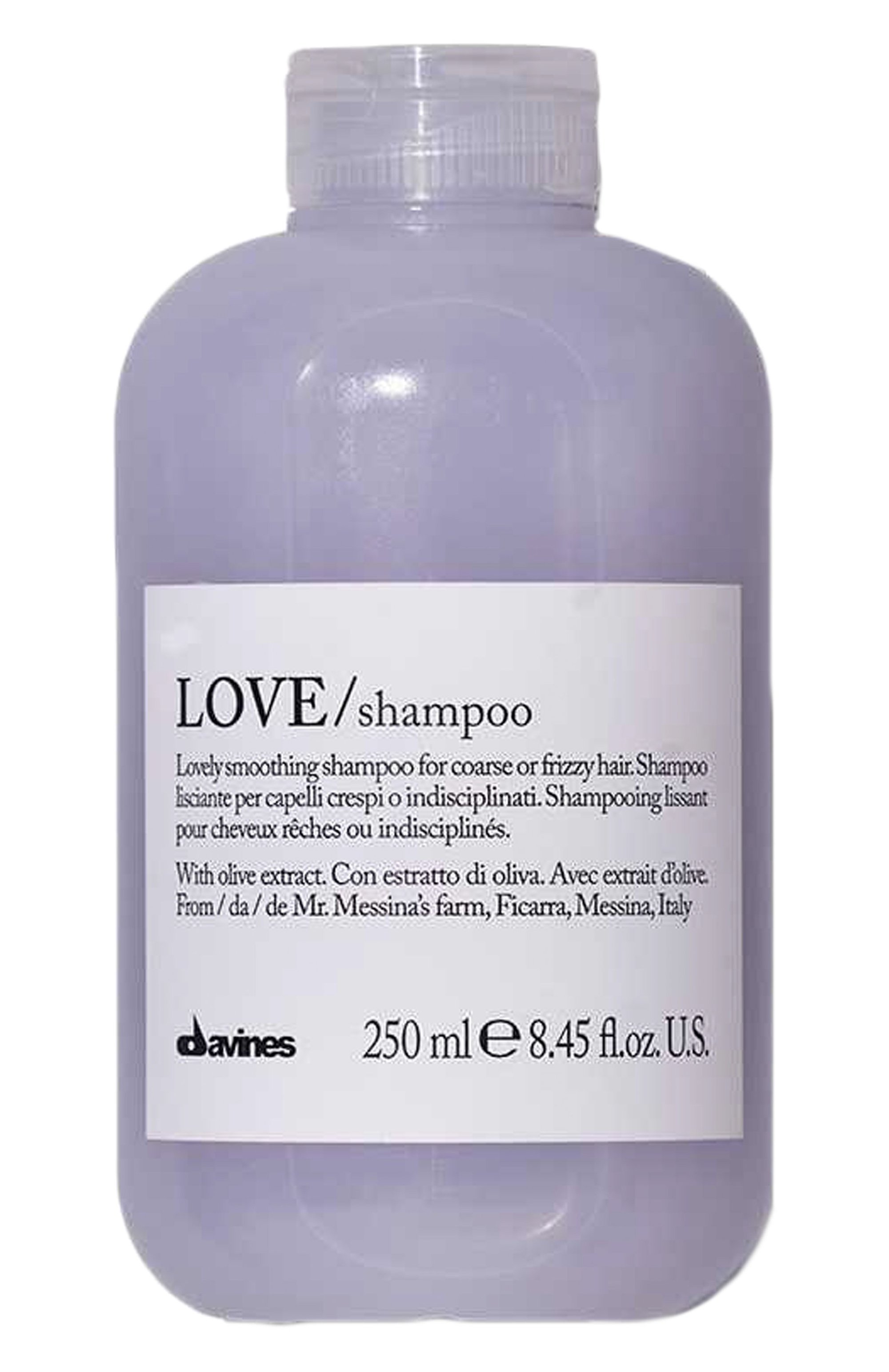 Шампунь для разглаживания завитка love smoothing (250ml) DAVINES бесцветного цвета по цене 3740 руб., арт. 75586, фото 1 Шампунь для разглаживания завитка love smoothing (250ml) DAVINES, арт. 75586, фото 1