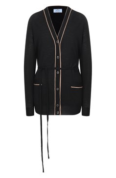 Шерстяной кардиган PRADA, арт. P25H22-1C2U-F0782-201, фото 1
