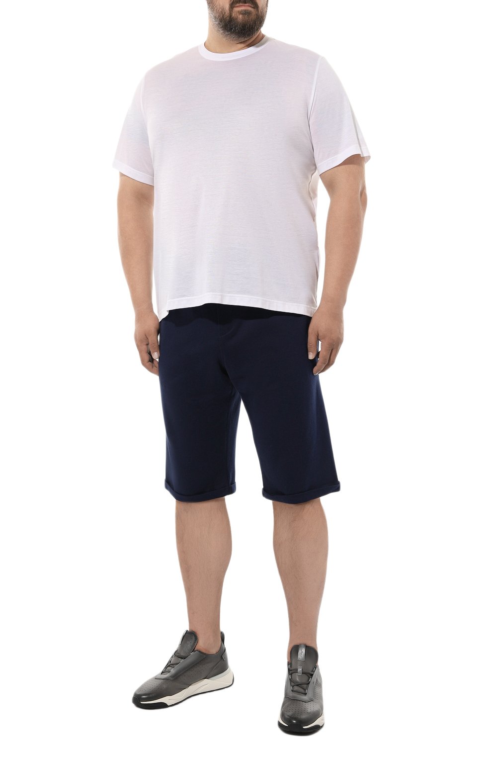 Хлопковые шорты MVST темно-синего цвета по цене 52250 руб., арт. 14M764/TS00/MUST/58-62, фото 2 Хлопковые шорты MVST, арт. 14M764/TS00/MUST/58-62, фото 2