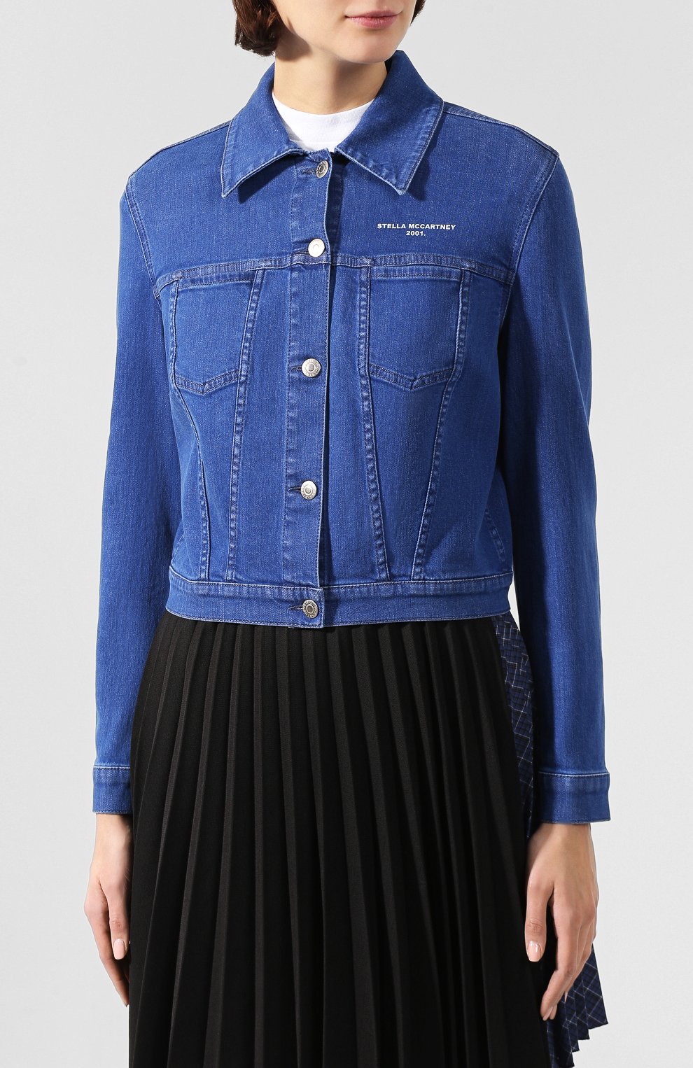 Джинсовая куртка STELLA MCCARTNEY синего цвета по цене 48300 руб., арт. 548560/SNH15, фото 3 Джинсовая куртка STELLA MCCARTNEY, арт. 548560/SNH15, фото 3
